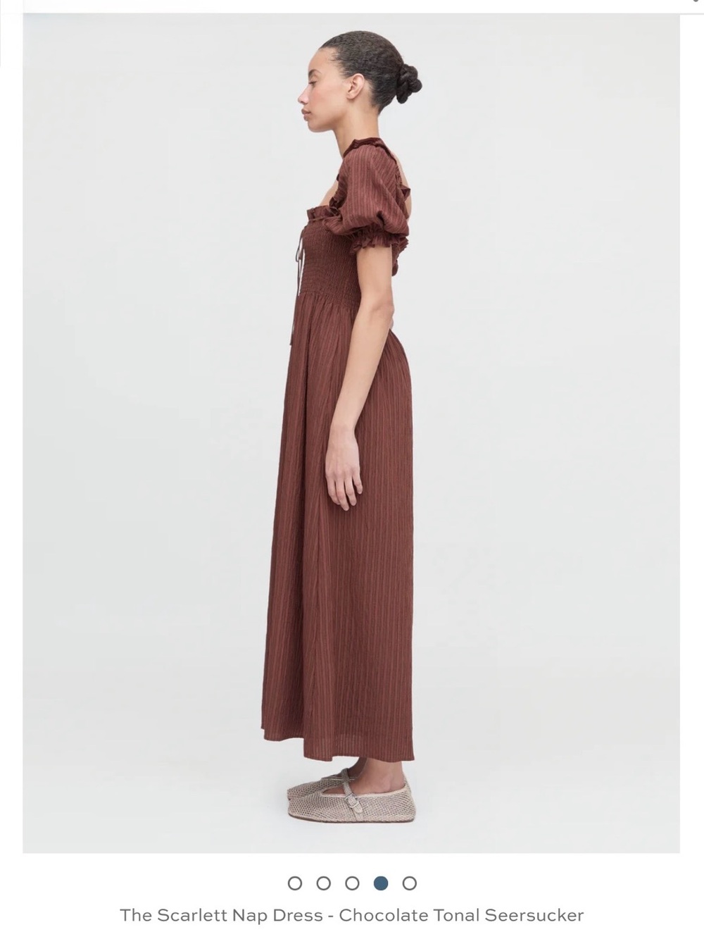 HILL HOUSE HOME SCARLETT NAP DRESS 🤎 - Picture 3 of 13